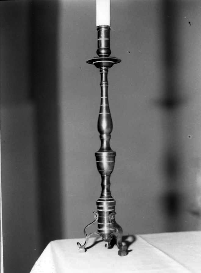 candeliere, serie - bottega campana (sec. XX)