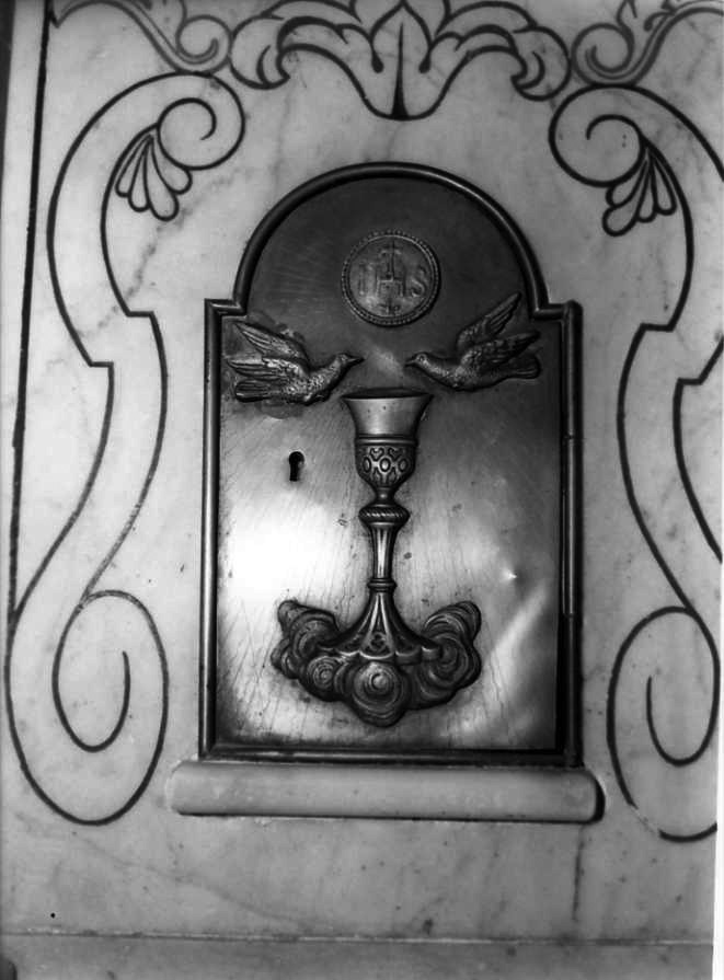 sportello di tabernacolo - bottega campana (prima metà sec. XX)