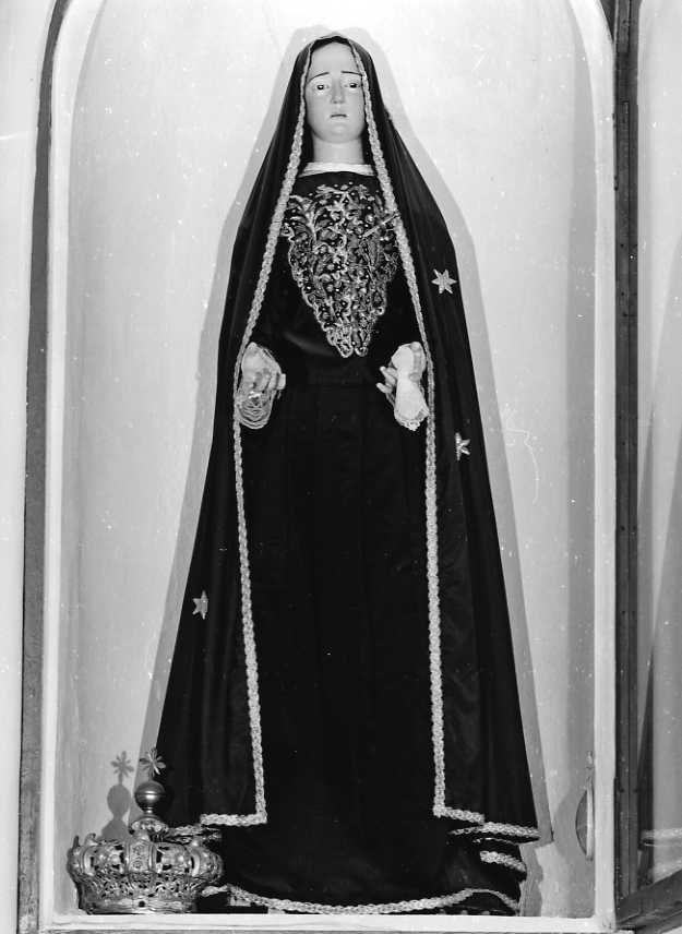 Madonna Addolorata (statua) di Fumo Nicola (sec. XVIII)
