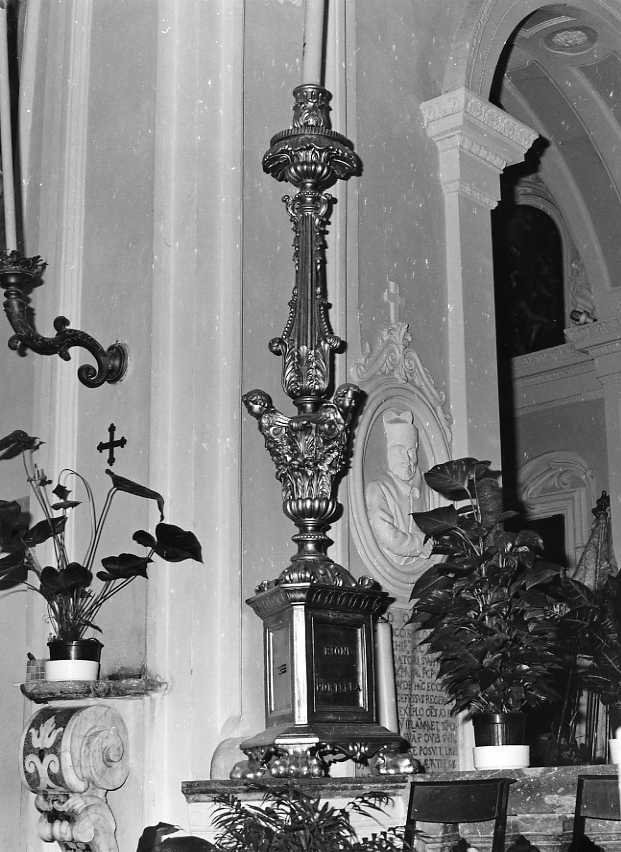 candelabro, serie - bottega campana (sec. XIX)