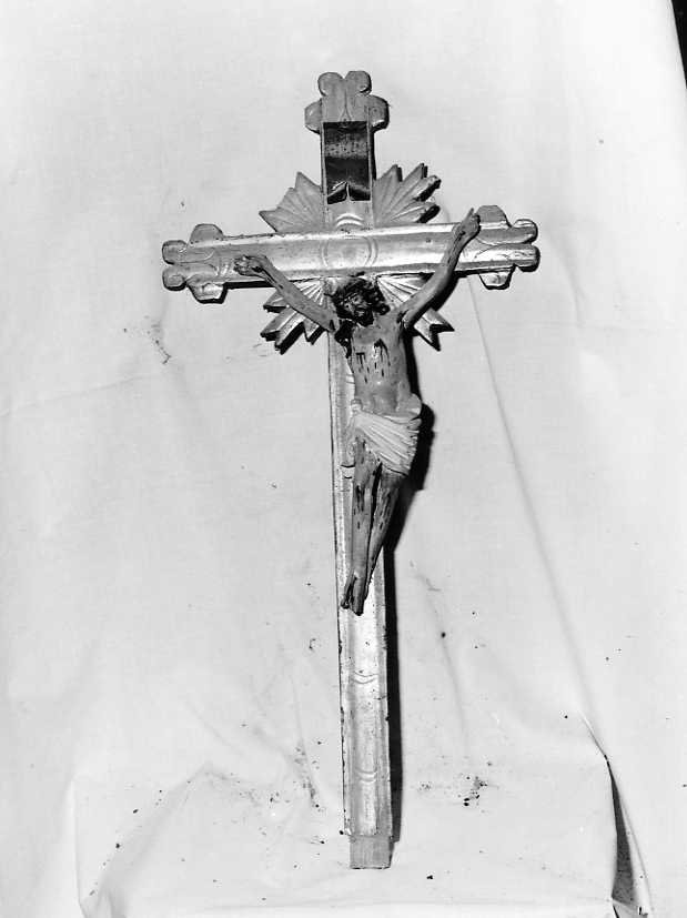 Cristo crocifisso (crocifisso) - bottega campana (sec. XIX)