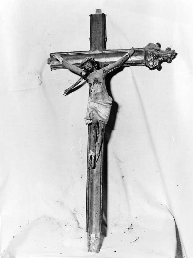 Cristo crocifisso (crocifisso) - bottega campana (sec. XIX)