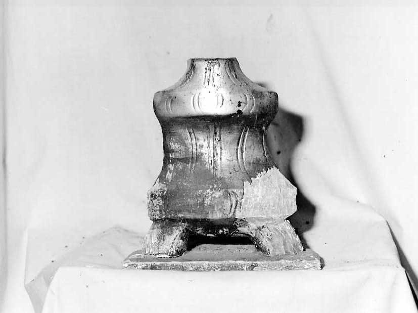 base per croce - bottega campana (sec. XIX)