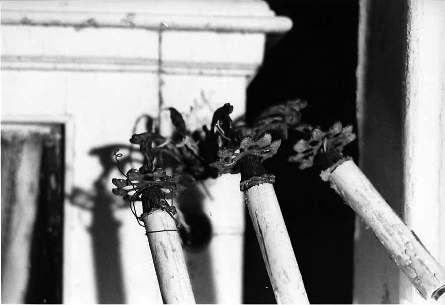 candeliere da parete - bottega campana (sec. XIX)