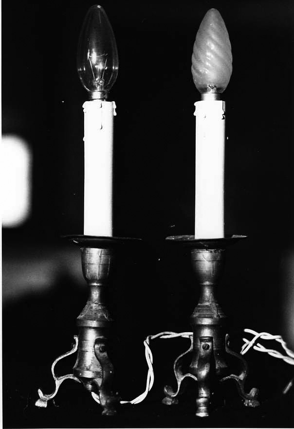 candeliere, serie - bottega campana (sec. XIX)