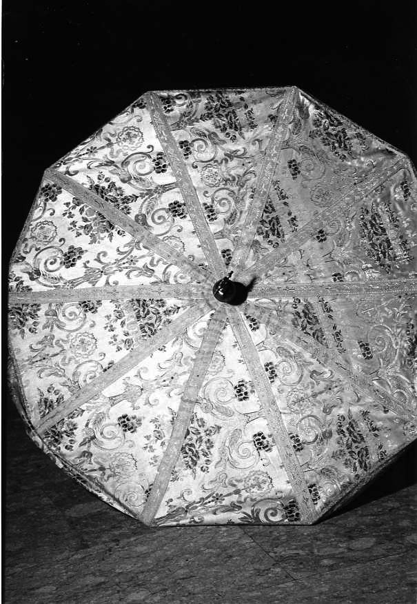 ombrellino processionale - manifattura campana (inizio sec. XX)