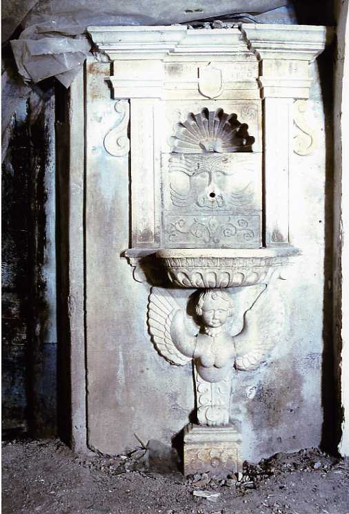 fonte battesimale - bottega campana (sec. XIX)