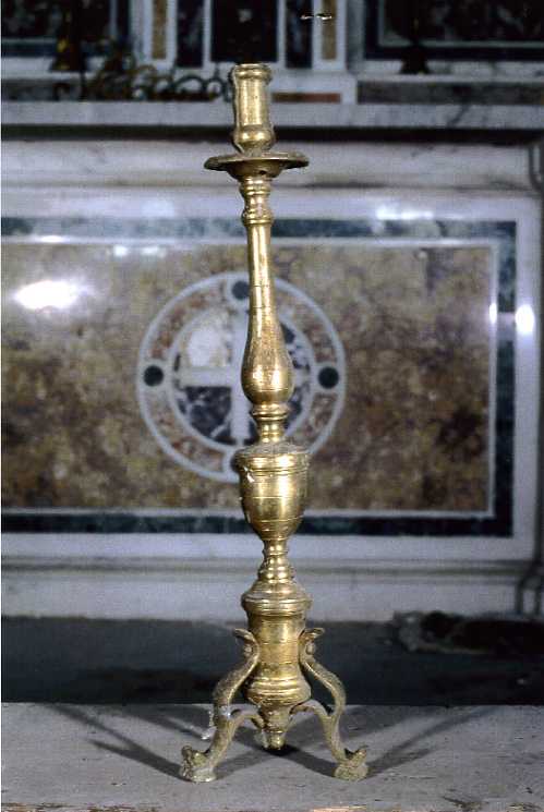 candeliere, serie - bottega campana (sec. XIX)