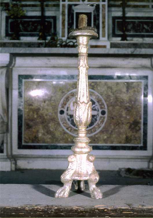 candeliere, serie - bottega campana (sec. XIX)