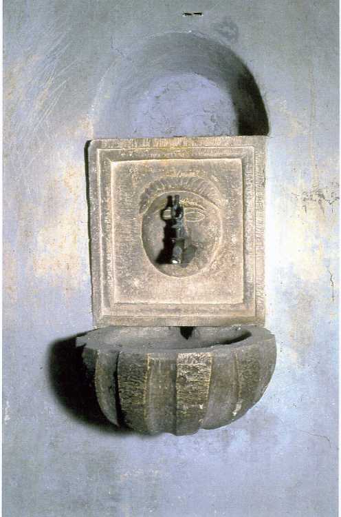 lavabo da sacrestia - bottega campana (sec. XIX)