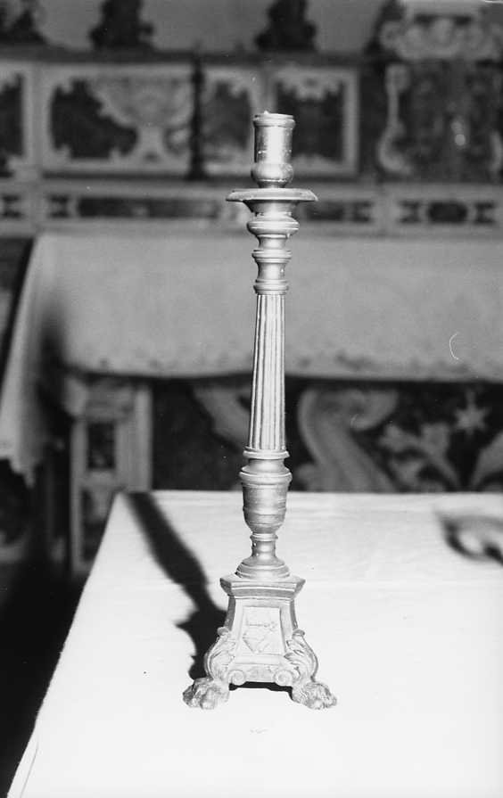 candeliere, serie - bottega campana (fine sec. XIX)