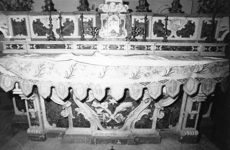 tovaglia d'altare - manifattura campana (sec. XIX)