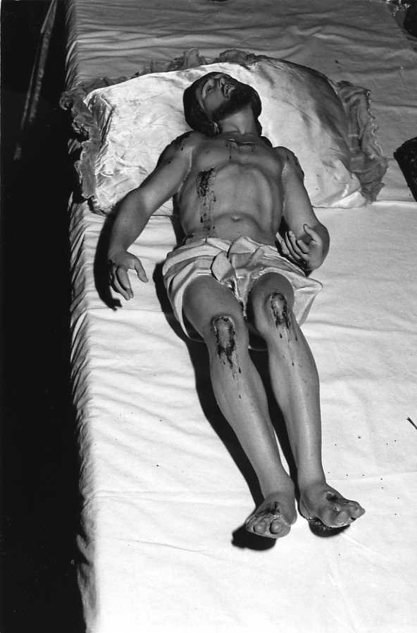 Cristo deposto dalla croce (scultura) - bottega campana (sec. XIX)