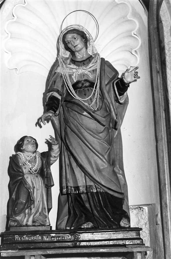Maria Vergine bambina e Sant'Anna (gruppo scultoreo) - bottega campana (sec. XVIII)