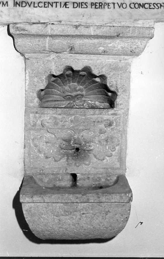 lavabo da sacrestia - bottega campana (sec. XVIII)