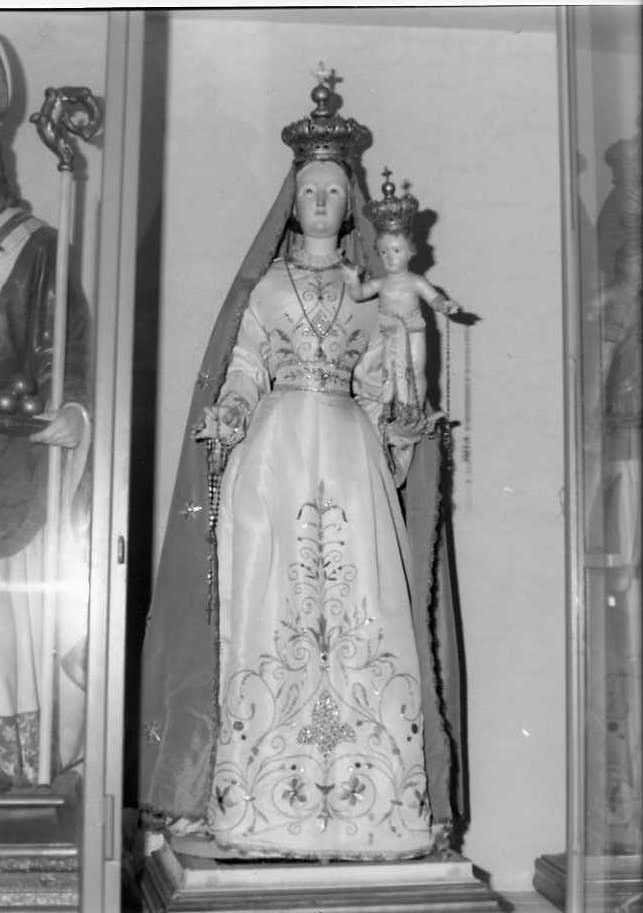 Madonna del Rosario (statua) - bottega campana (inizio sec. XIX)