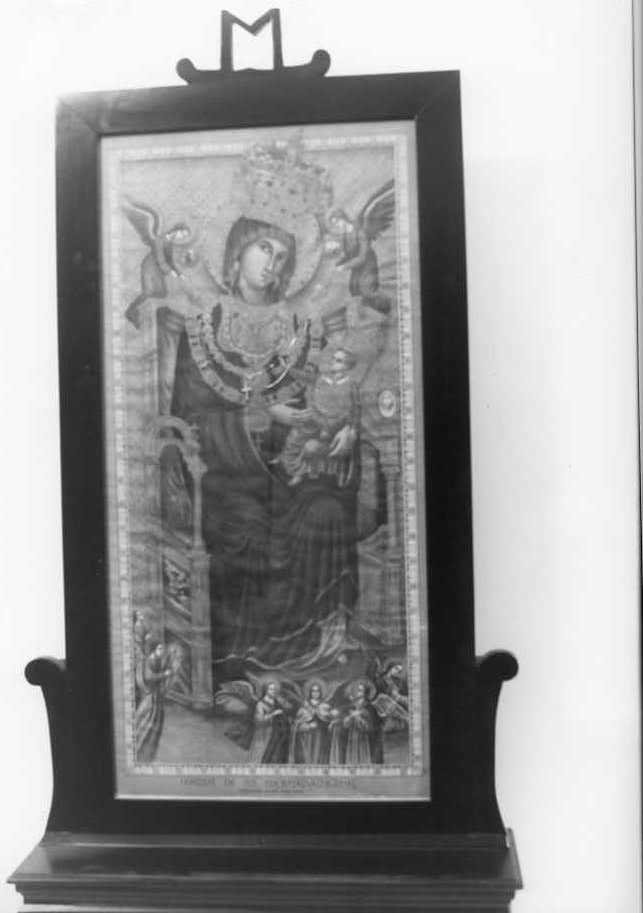 Madonna di Montevergine, Madonna in trono con Bambino (dipinto) - ambito campano (sec. XIX)