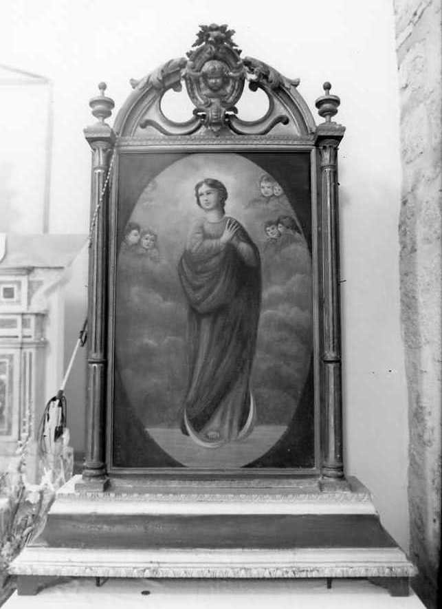 Santa Maria dei Pagani, Madonna in gloria (dipinto) - ambito campano (sec. XX)