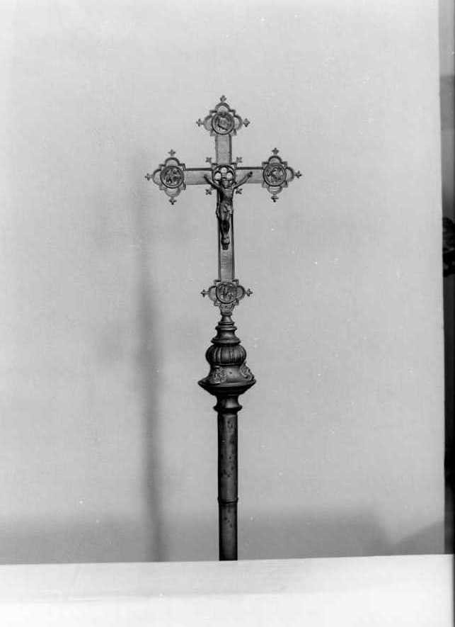 croce processionale - bottega campana (inizio sec. XX)