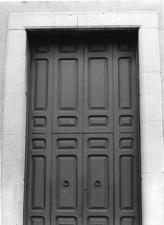 portale architravato - bottega campana (sec. XVIII)