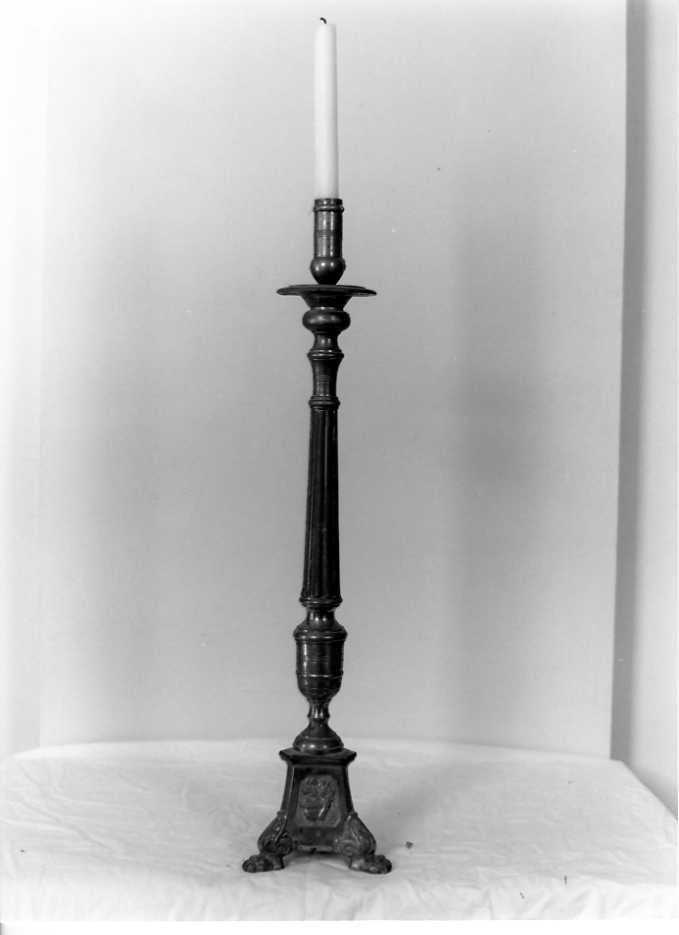 candeliere, serie - bottega campana (fine sec. XIX)