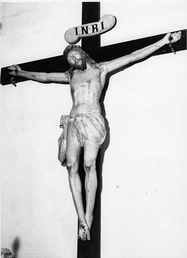 Cristo crocifisso (crocifisso) - bottega campana (seconda metà sec. XVI)