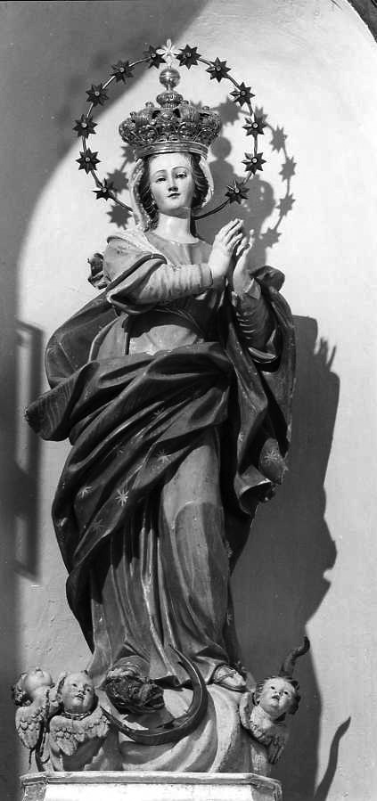 Madonna Immacolata (statua) - bottega campana (seconda metà sec. XVIII)