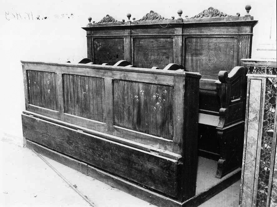 stalli del coro - bottega campana (secc. XVIII/ XIX)