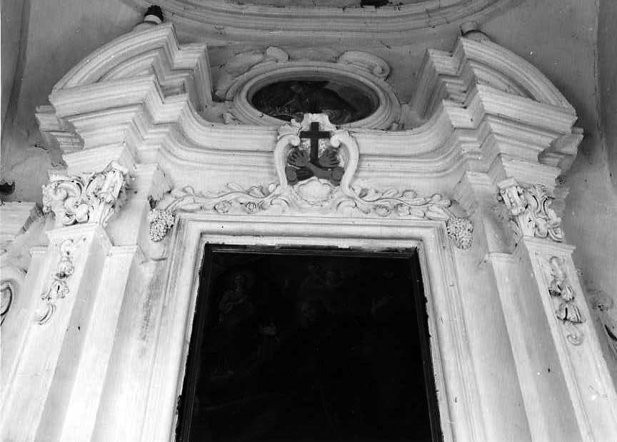 cornice a impostazione architettonica di dipinto - bottega campana (fine sec. XVIII)