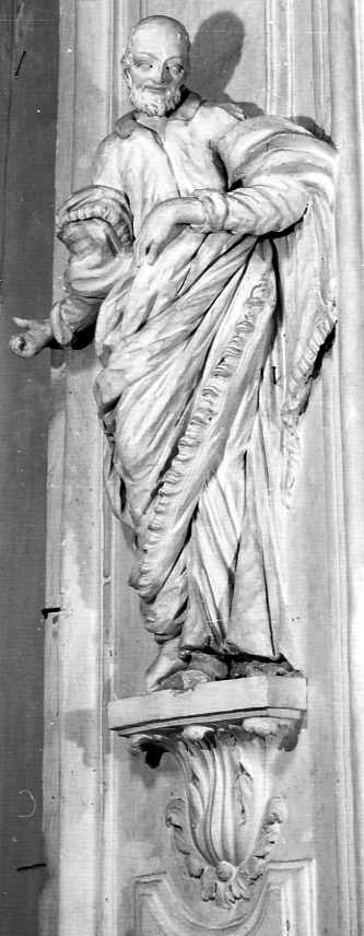 Santo vescovo (statua) - bottega campana (seconda metà sec. XVIII)