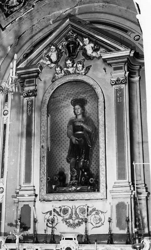 mostra architettonica d'altare - bottega campana (sec. XX)