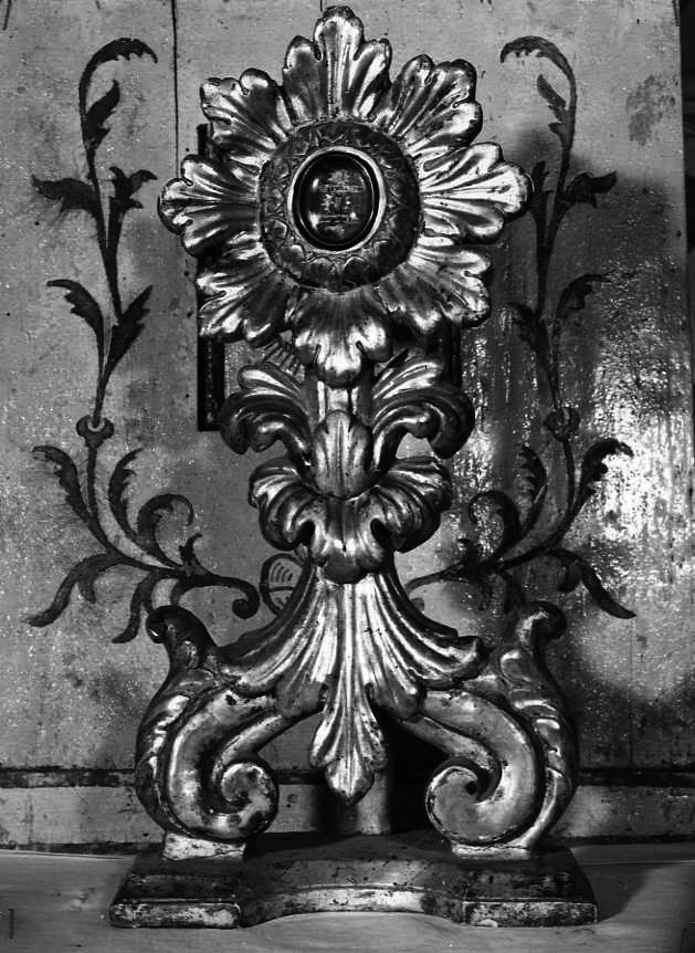 reliquiario - a ostensorio - bottega campana (seconda metà sec. XVIII)
