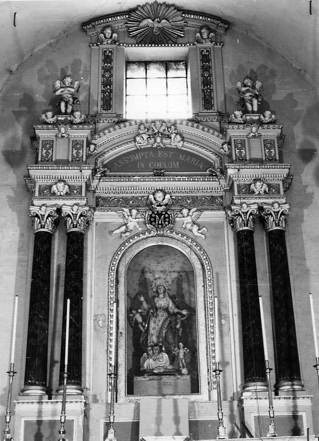 mostra architettonica d'altare - bottega campana (inizio sec. XIX)