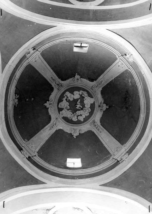 colomba dello Spirito Santo e cherubini (decorazione plastica) - bottega campana (prima metà sec. XVIII)