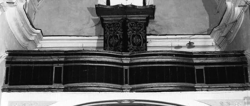 tribuna d'organo - bottega campana (prima metà sec. XVIII)