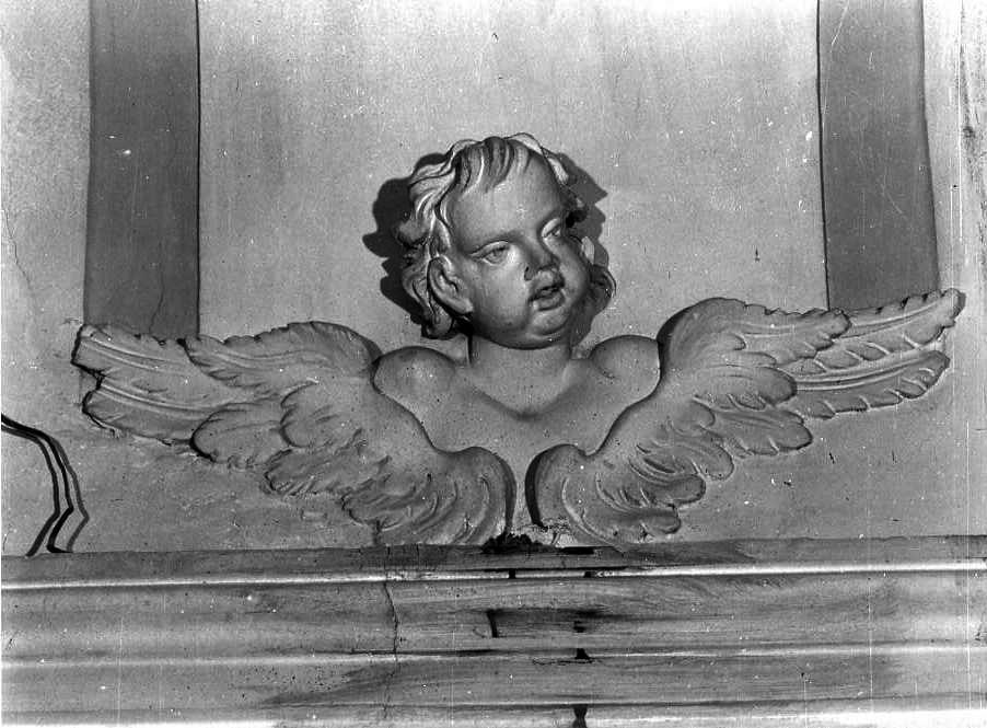 cherubino (rilievo) - bottega campana (prima metà sec. XVIII)