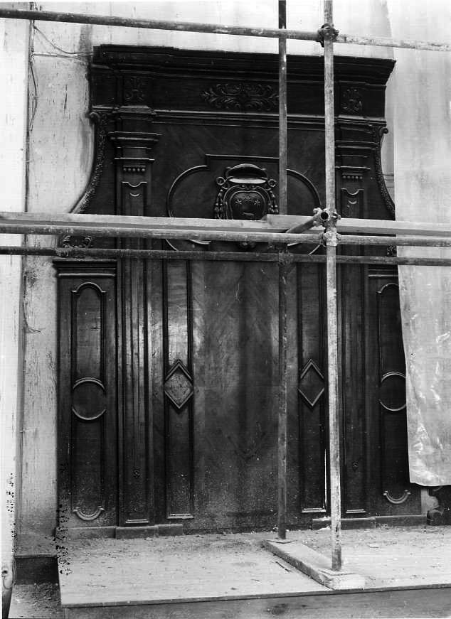 cattedra episcopale - bottega campana (sec. XVIII)