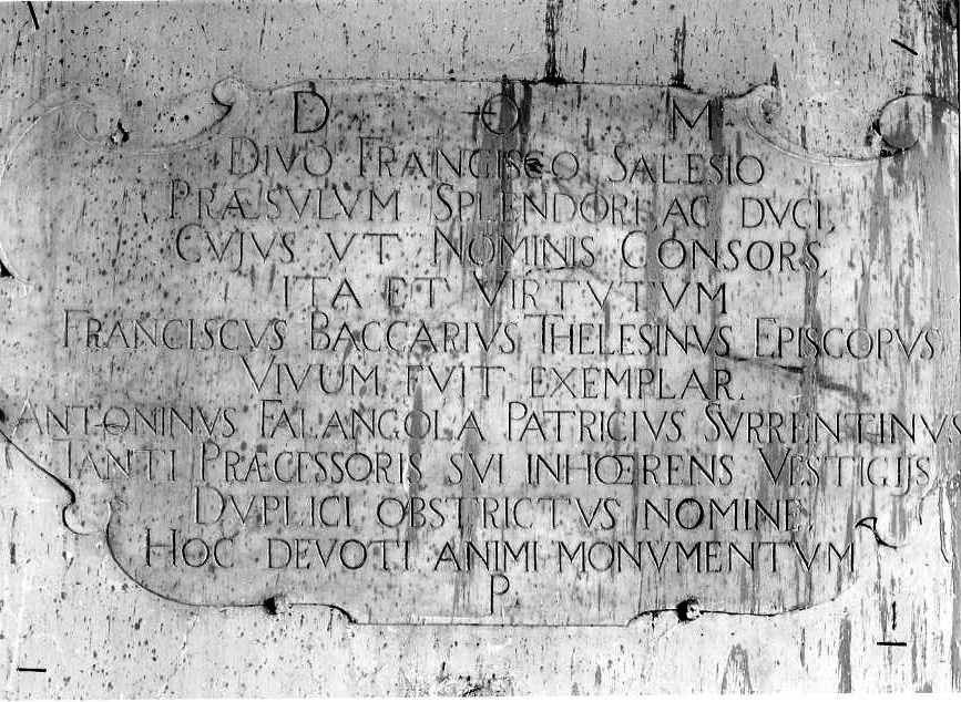 lastra - bottega campana (prima metà sec. XVIII)