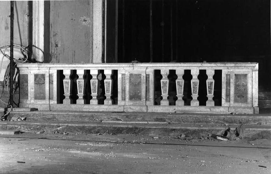 balaustrata del coro - bottega campana (seconda metà sec. XIX)