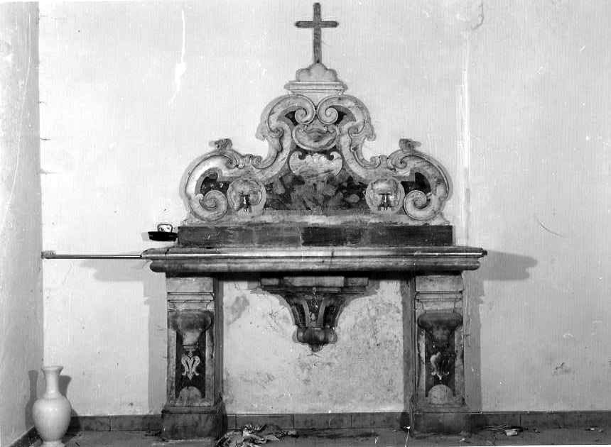 lavabo da sacrestia - bottega campana (prima metà sec. XVIII)