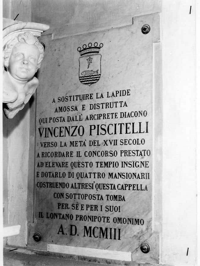 lapide - bottega campana (sec. XX)