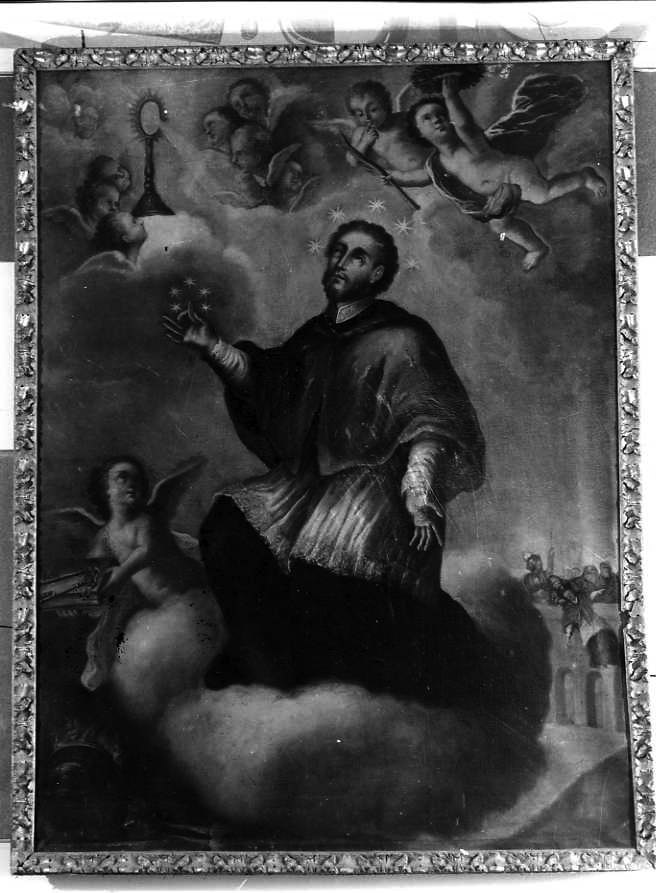 motivi decorativi vegetali (cornice di dipinto) - bottega campana (seconda metà sec. XVIII)