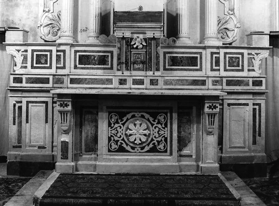 altare maggiore - bottega campana (fine sec. XVIII)