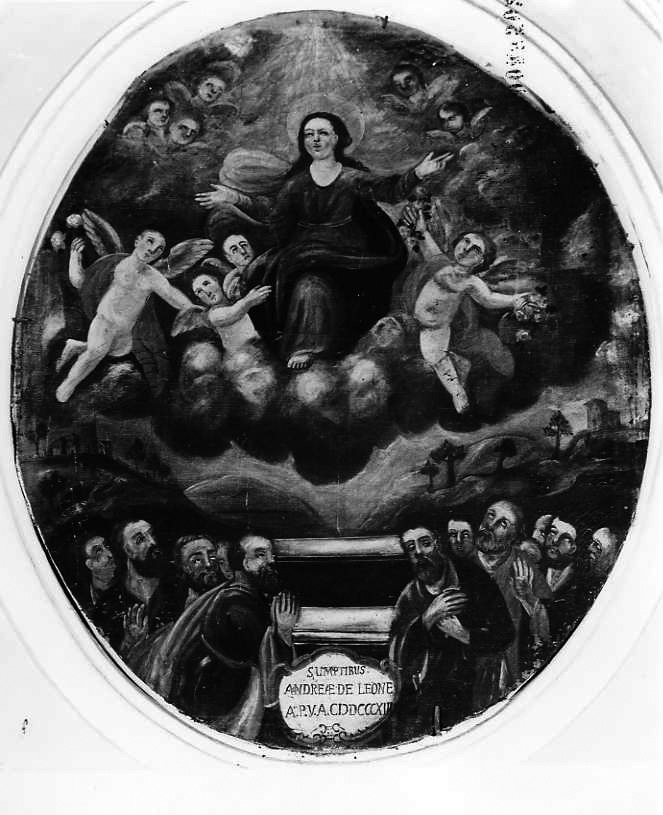 assunzione della Madonna (dipinto) - ambito campano (prima metà sec. XIX)