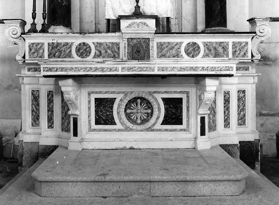 altare maggiore - bottega campana (sec. XIX)