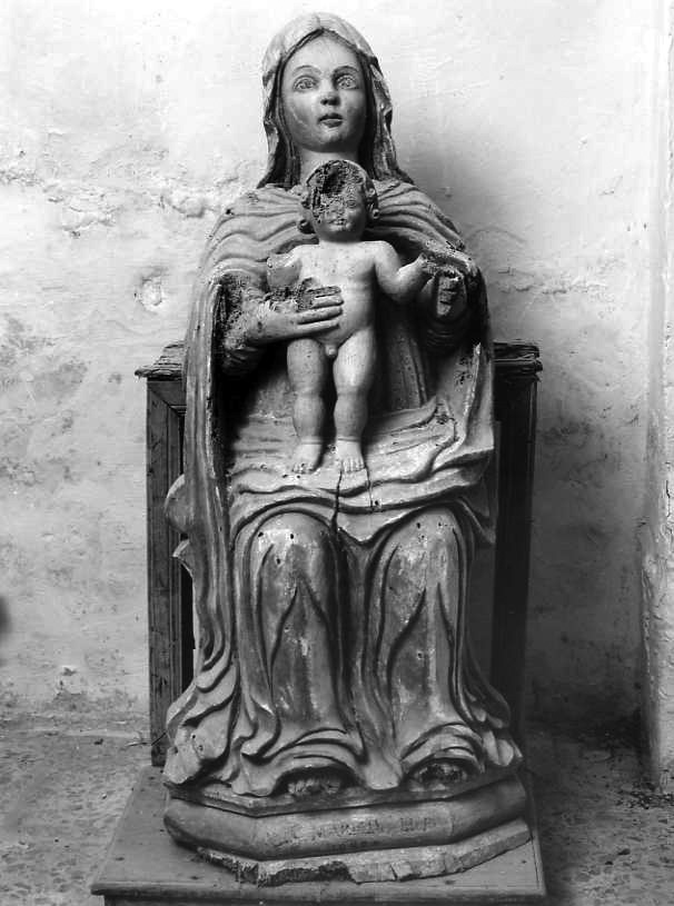 Madonna con Bambino (statua) - bottega campana (sec. XVII)