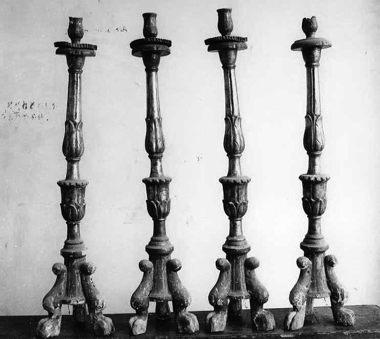 candelabro, serie - bottega campana (sec. XIX)