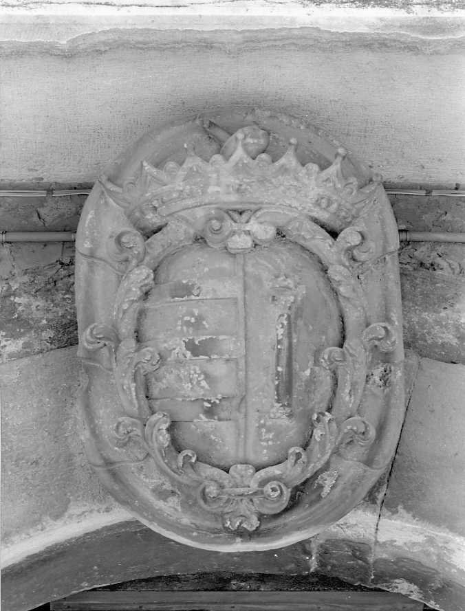 stemma gentilizio (rilievo) - bottega campana (fine sec. XVII)