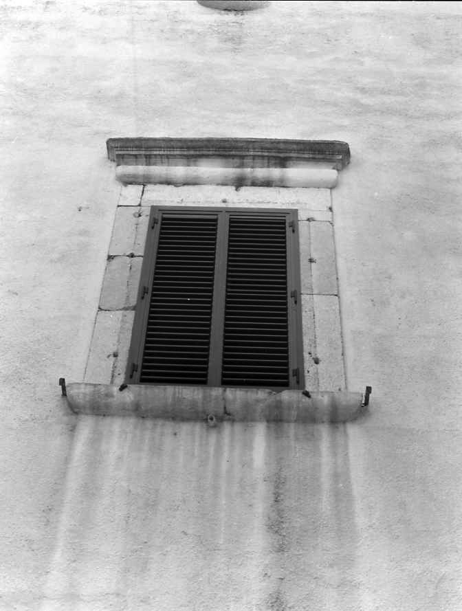 mostra di finestra - bottega campana (sec. XVIII)