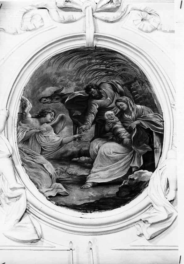 riposo nella fuga in Egitto (dipinto) - ambito campano (seconda metà sec. XVIII)